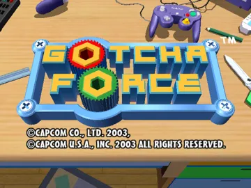 Gotcha Force screen shot title